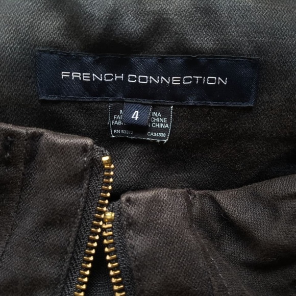 French Connection Rustic Blue Rollup Sleeve Jacket with Hidden Hoodie - Picture 12 of 14